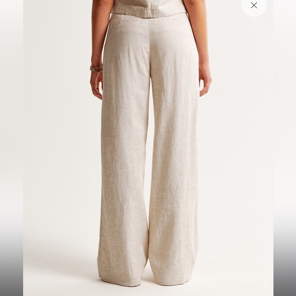 A&F Sloane Tailored Premium Linen Pant - Picture 8 of 9